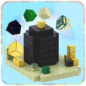 KLOCKI MAGNETYCZNE KONSTRUKCYJNE MIX KLOCKÓW LOSOWE 320 EL + 12 LUDZIKI