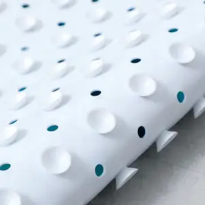 MATA PODŁOGOWA ANTYPOŚLIZGOWA OCHRONNA DUŻA Z MOTYWEM MORSKICH RYBEK 100X40