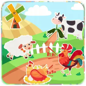 KSIĄŻKA SENSORYCZNA NA WSI MONTESSORI 3D EDUKACYJNA DOTYKOWA DLA DZIECI