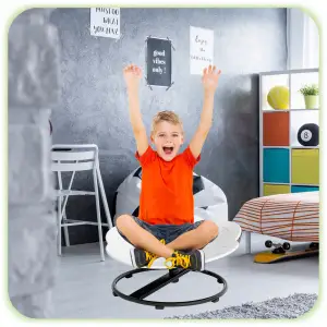 KARUZELA MINI OBROTOWE SIEDZISKO SENSORYCZNE TRENING KOORDYNACJI JASNE