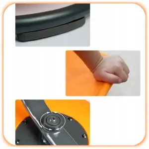 OBROTOWE SIEDZISKO SENSORYCZNE MINI KARUZELA TRENING KOORDYNACJI POMARAŃCZ