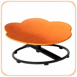 OBROTOWE SIEDZISKO SENSORYCZNE MINI KARUZELA TRENING KOORDYNACJI POMARAŃCZ