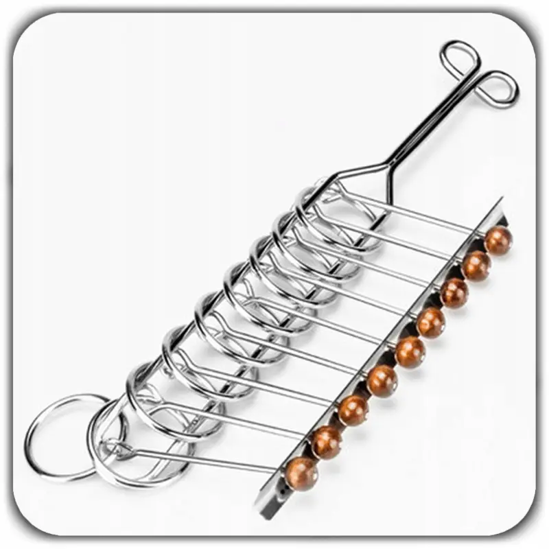 ŁAMIGŁÓWKA LOGICZNA GRA UKŁADANKA METALOWE PUZZLE 3D ZESTAW 50 SZT SMART