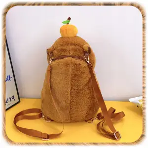 PLECAK PLUSZOWY KAPIBARA PLECACZEK CAPYBARA DO PRZEDSZKOLA SZKOŁY MASKOTKA