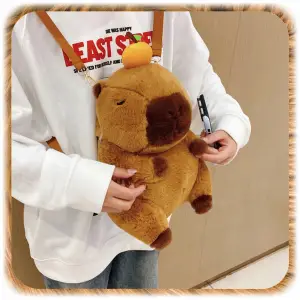 PLECAK PLUSZOWY KAPIBARA PLECACZEK CAPYBARA DO PRZEDSZKOLA SZKOŁY MASKOTKA