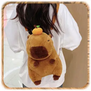 PLECAK PLUSZOWY KAPIBARA PLECACZEK CAPYBARA DO PRZEDSZKOLA SZKOŁY MASKOTKA