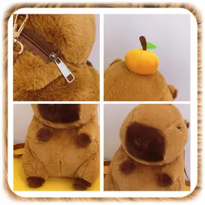 PLECAK PLUSZOWY KAPIBARA PLECACZEK CAPYBARA DO PRZEDSZKOLA SZKOŁY MASKOTKA