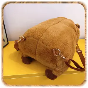 PLECAK PLUSZOWY KAPIBARA PLECACZEK CAPYBARA DO PRZEDSZKOLA SZKOŁY MASKOTKA