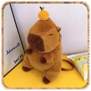 PLECAK PLUSZOWY KAPIBARA PLECACZEK CAPYBARA DO PRZEDSZKOLA SZKOŁY MASKOTKA