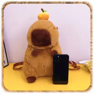 PLECAK PLUSZOWY KAPIBARA PLECACZEK CAPYBARA DO PRZEDSZKOLA SZKOŁY MASKOTKA