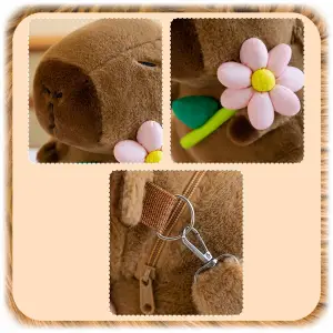 PLECAK PLUSZOWY KAPIBARA PLECACZEK CAPYBARA DO PRZEDSZKOLA SZKOŁY MASKOTKA