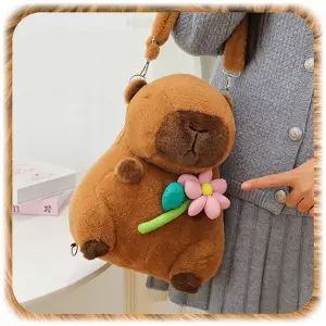 PLECAK PLUSZOWY KAPIBARA PLECACZEK CAPYBARA DO PRZEDSZKOLA SZKOŁY MASKOTKA