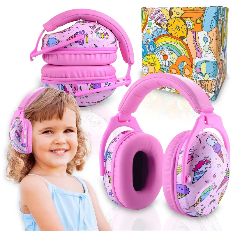 NAUSZNIKI WYGŁUSZAJĄCE OCHRONNE SŁUCHU SŁUCHAWKI DLA DZIECI WYCISZAJĄCE