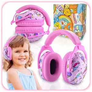 NAUSZNIKI WYGŁUSZAJĄCE OCHRONNE SŁUCHU SŁUCHAWKI DLA DZIECI WYCISZAJĄCE