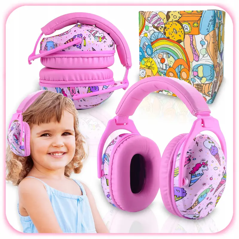 NAUSZNIKI WYGŁUSZAJĄCE OCHRONNE SŁUCHU SŁUCHAWKI DLA DZIECI WYCISZAJĄCE
