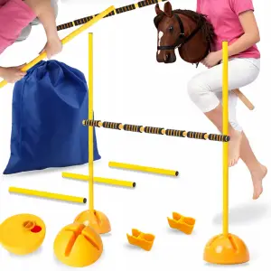 PRZESZKODA TRENINGOWA DO HOBBY HORSE HORSINGU AKCESORIA DO SKAKANIA PŁOTEK