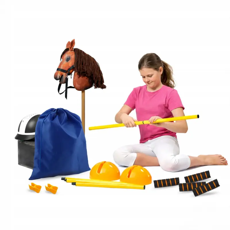 PRZESZKODA TRENINGOWA DO HOBBY HORSE HORSINGU AKCESORIA DO SKAKANIA PŁOTEK