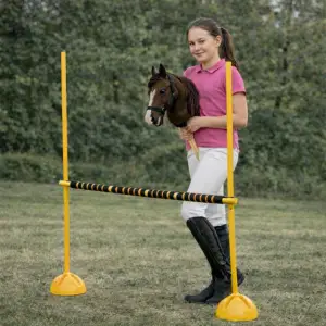 PRZESZKODA TRENINGOWA DO HOBBY HORSE HORSINGU AKCESORIA DO SKAKANIA PŁOTEK