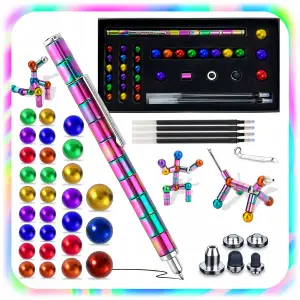 ANTYSTRESOWY DŁUGOPIS MAGNETYCZNY FIDGET PEN WIELOFUNKCYJNY PREZENT 55EL