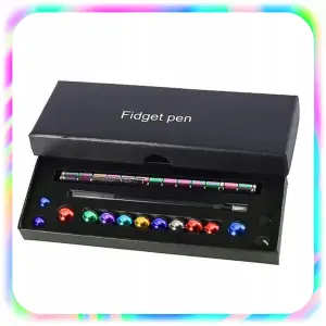 ANTYSTRESOWY DŁUGOPIS MAGNETYCZNY FIDGET PEN WIELOFUNKCYJNY PREZENT 55EL