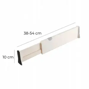 ORGANIZERY DO SZUFLAD PRZEGRÓDKA SEPARATOR BIEL BIAŁY POŁYSK ZESTAW 4 SZT