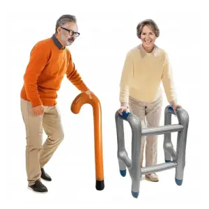 DMUCHANY NADMUCHIWANY BALKONIK CHODZIK Z LASKĄ PREZENT PRZEBRANIE POMPKA XL