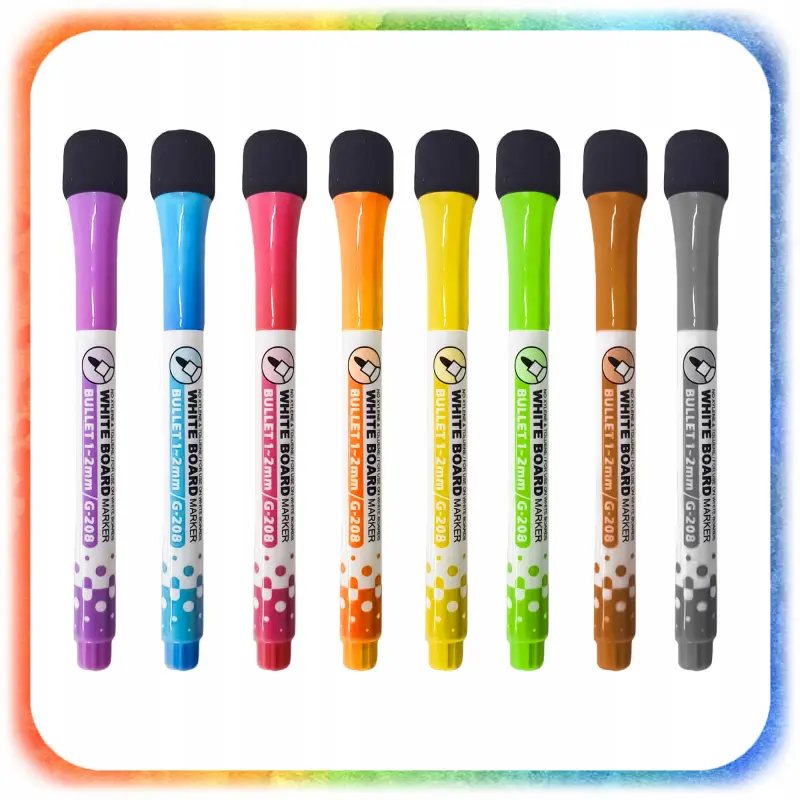 3x MAGNETYCZNY PLANER NA LODÓWKĘ KALENDARZ DZIENNY TYGODNIOWY + 8 MARKERÓW