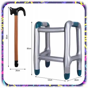 DMUCHANY BALKONIK Z LASKĄ ŚMIESZNE PRZEBRANIE PREZENT NA URODZINY IMPREZE