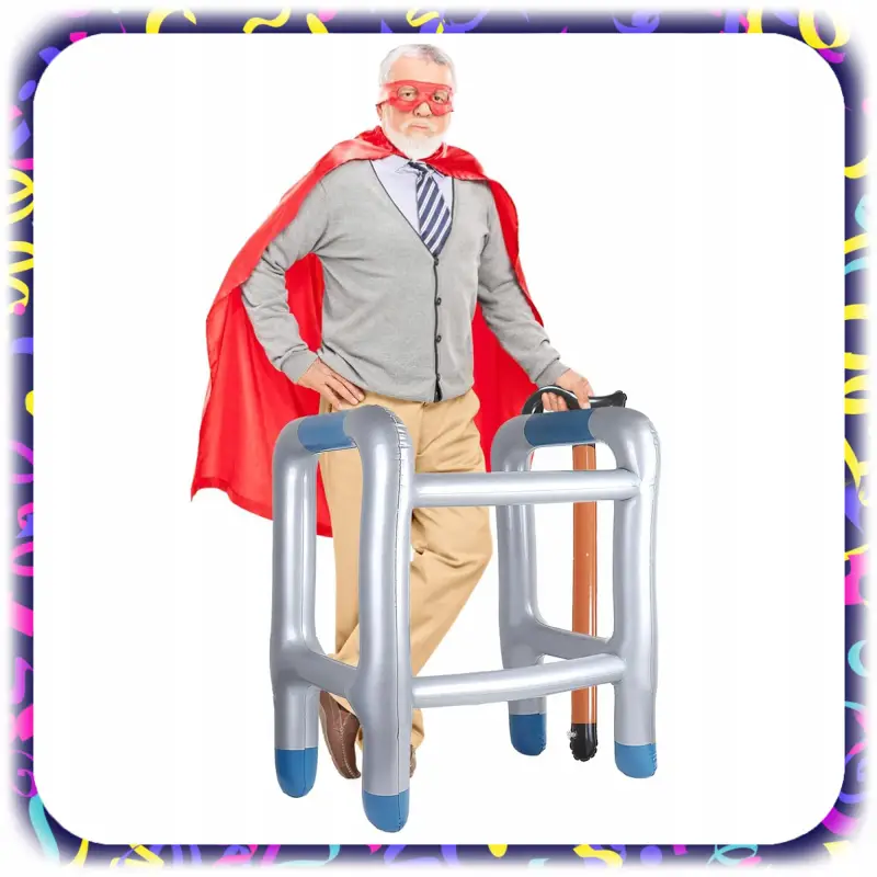 DMUCHANY BALKONIK Z LASKĄ ŚMIESZNE PRZEBRANIE PREZENT NA URODZINY IMPREZE