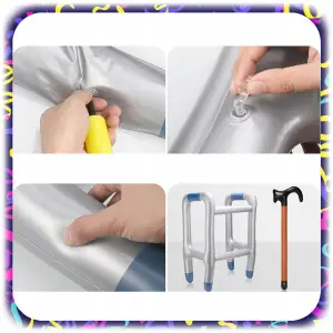 DMUCHANY BALKONIK Z LASKĄ ŚMIESZNE PRZEBRANIE PREZENT NA URODZINY IMPREZE