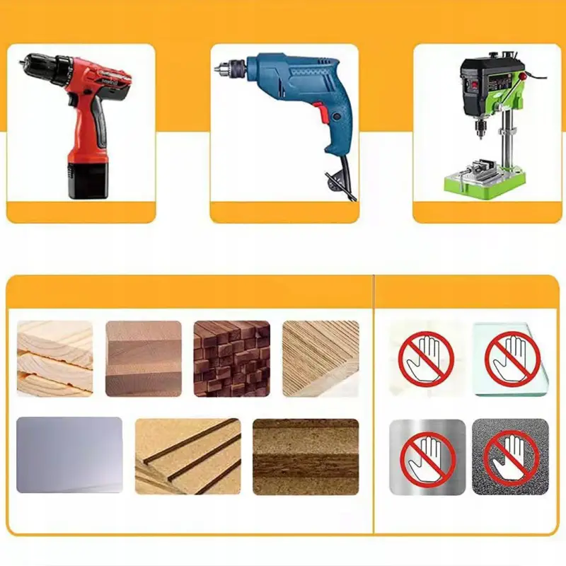 WIERTŁA Z POGŁĘBIACZEM GZYMKIEM FAZOWNIKIEM DO DREWNA GZYMKĄ ZESTAW 6SZT