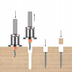WIERTŁA Z POGŁĘBIACZEM GZYMKIEM FAZOWNIKIEM DO DREWNA GZYMKĄ ZESTAW 6SZT