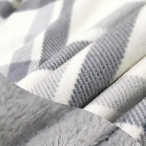 BLUZA KOCOBLUZA PONCZO KOC CIEPŁY MIĘKKI ZAPINANY CIEPŁA BIAŁO-SZARY