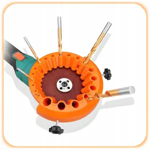 OSTRZAŁKA WIERTEŁ ADAPTER NA SZLIFIERKĘ KĄTOWĄ 125MM PRZENOŚNA DO OSTRZENIA