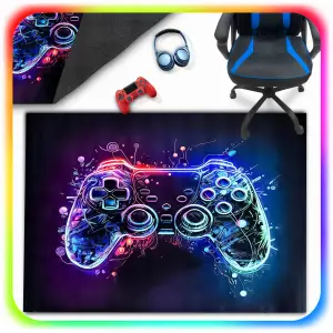 DYWAN DLA GRACZA GAMINGOWY ANTYPOŚLIZGOWY MŁODZIEŻOWY 140x200 CM PAD GAMER