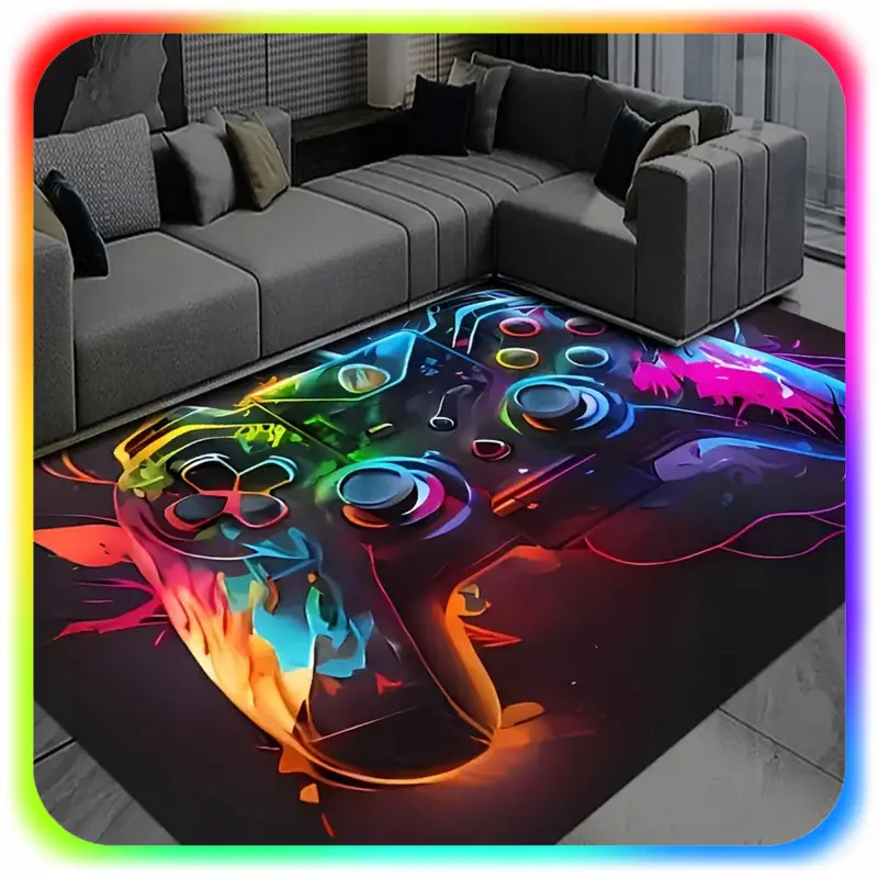 DYWAN DLA GRACZA GAMINGOWY ANTYPOŚLIZGOWY MŁODZIEŻOWY 120x160 CM PAD GAMER