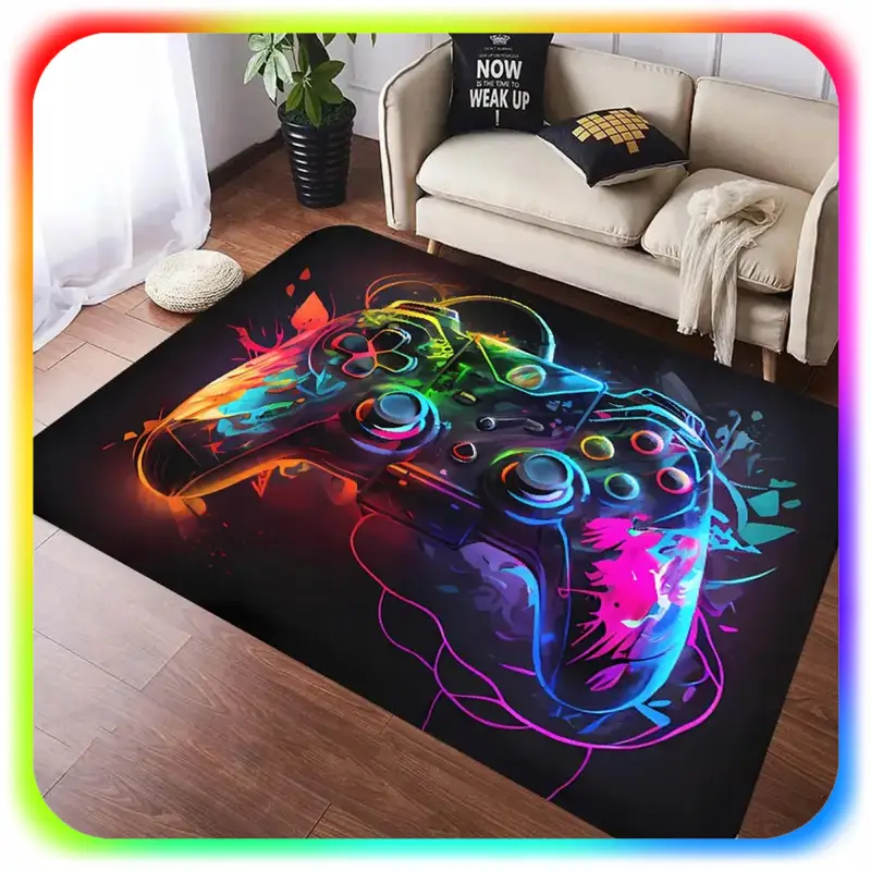 DYWAN DLA GRACZA GAMINGOWY ANTYPOŚLIZGOWY MŁODZIEŻOWY 120x160 CM PAD GAMER
