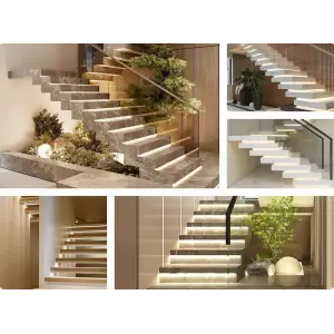 STEROWNIK SCHODOWY LED PIR KASKADOWY 16 STOPNI SCHODÓW 240W 12-24V CZUJNIK