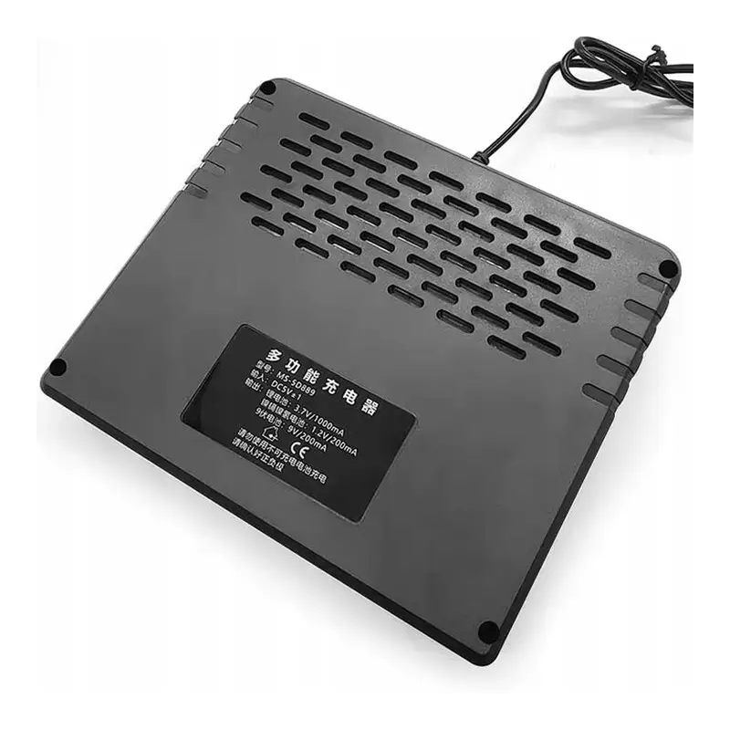 UNIWERSALNA SZYBKA ŁADOWARKA DO AKUMULATORKÓW BATERII 7 GNIAZD AAA USB