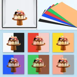 NAMIOT BEZCIENIOWY SKŁADANY STÓŁ 40x40 CM USB PANEL LED 24W 12 KOLORÓW TŁA