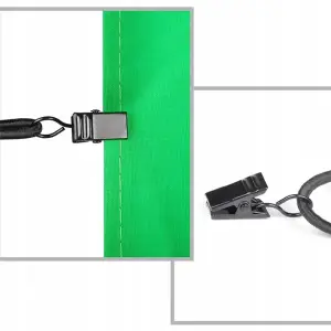 GREEN SCREEN ZIELONE TŁO MATERIAŁOWE 3x2m FOTOGRAFICZNE NIEWIDZIALNY EKRAN