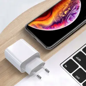 ŁADOWARKA + KABEL 3W1 USB-C IPHONE 1,2M BIAŁA KOSTKA SZYBKA SIECIOWA ZESTAW
