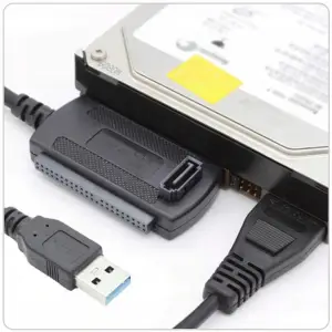 UNIWERSALNY ADAPTER USB DYSKÓW IDE 3,5'' 2,5'' SATA ATA ZASILACZ 2A