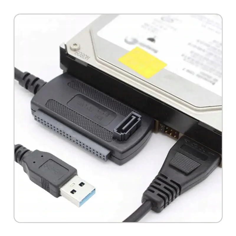 UNIWERSALNY ADAPTER USB DYSKÓW IDE 3,5'' 2,5'' SATA ATA ZASILACZ 2A