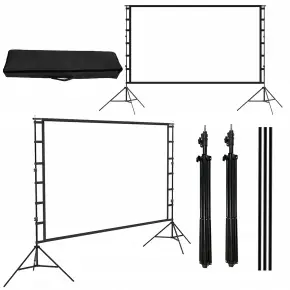 EKRAN PROJEKCYJNY ZE STATYWEM PRZENOŚNY DO RZUTNIKA PROJEKTORA 115" CALI