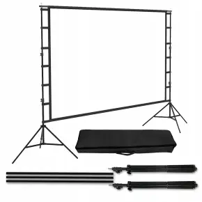 EKRAN PROJEKCYJNY ZE STATYWEM PRZENOŚNY DO RZUTNIKA PROJEKTORA 96" CALI