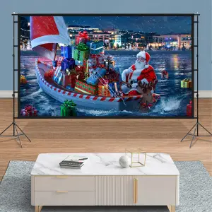 EKRAN PROJEKCYJNY ZE STATYWEM PRZENOŚNY DO RZUTNIKA PROJEKTORA 96" CALI