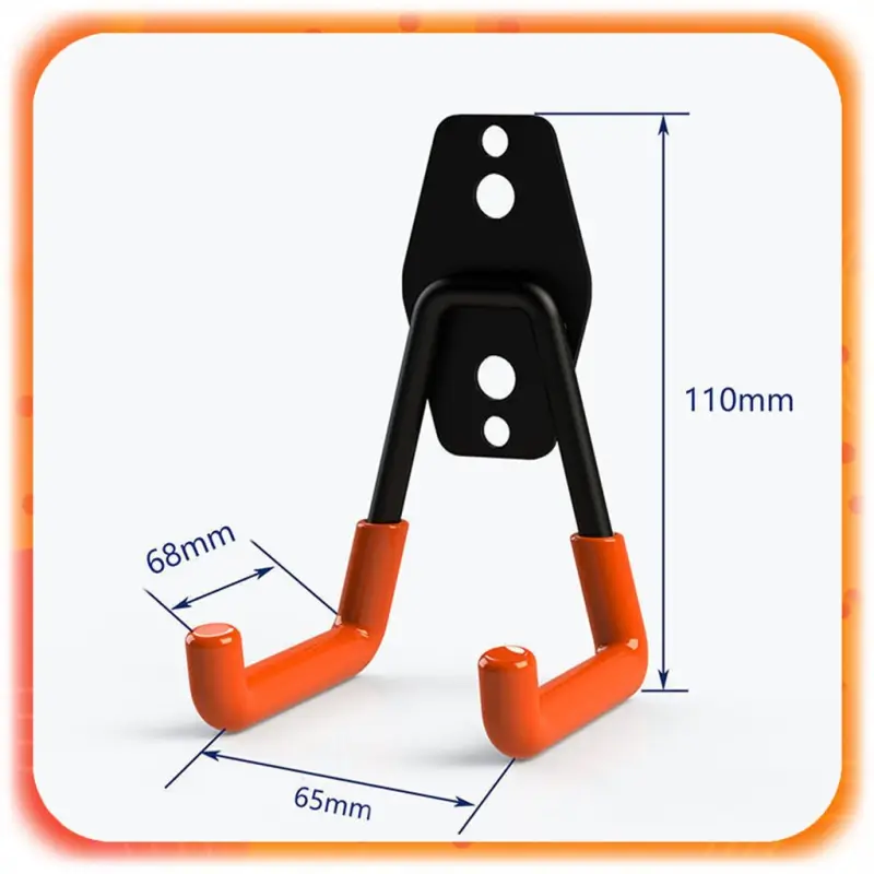 HAKI GARAŻOWE UCHWYTY ŚCIENNE ORGANIZACJA WARSZTATU METAL ZESTAW 12 SZT