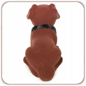 PIES Z KIWAJĄCĄ GŁOWĄ FIGURKA RETRO PSA JAMNIKA GADŻET PRL Z LAT 80 90 18CM