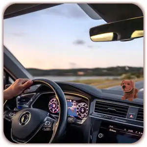 PIES Z KIWAJĄCĄ GŁOWĄ FIGURKA RETRO PSA JAMNIKA GADŻET PRL Z LAT 80 90 18CM